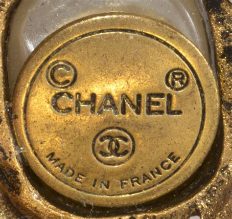 chanel costume jewelry markings|authentic vintage Chanel jewelry.